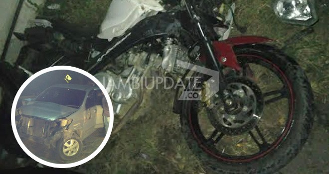 Kecelakaan maut di di jembatan Muara Tebo tadi malam (15/6) 