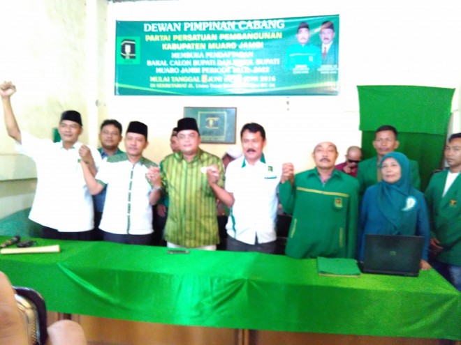 IW saat daftar di PPP Muaro Jambi