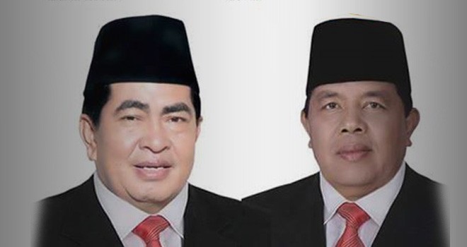 Walikota dan Wawako Sungai Penuh AJB dan Zulhelmi.
