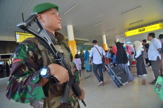 Aktivitas arus balik di Bandara STS Jambi.