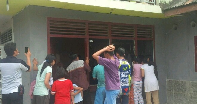 Belasan Anak Panti Asuhan yang di Diungsikan.