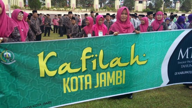 Peserta kafilah Kota Jambi.
