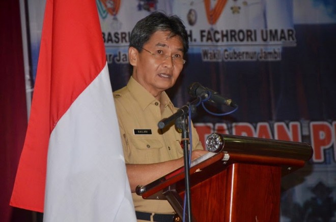 Asisten II Setda Provinsi Jambi Kailani.