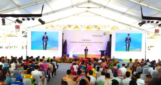 Sambutan Gubernur Jambi, Zumi Zola.