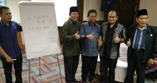 Susana paska penghitungan suara pemilihan Ketua Presidium KAHMI Wilayah Jambi tadi malam (23/7) di Abadi Grand Hotel Jambi