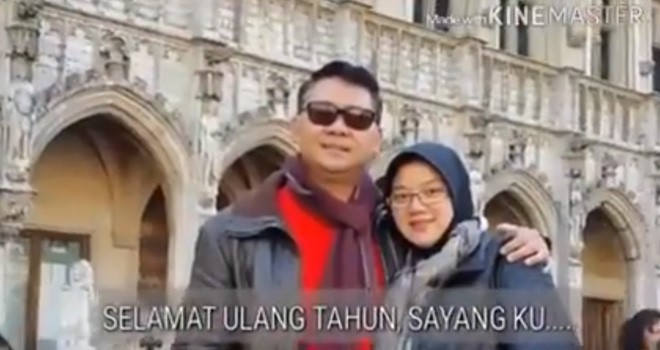 Screanshot Ucapan ulang tahun Untuk Istri Walikota Jambi Hj Yuliana Fasha.