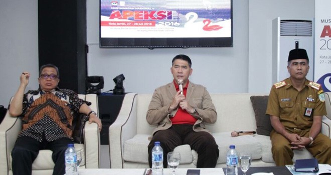 Jumpa Pers Munas Asosiasi Pemerintah Kota Seluruh Indonesia (APEKSI).