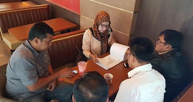 Pasangan Idola bertemu dengan DPP Demokrat Andi Nurpati di Jakarta