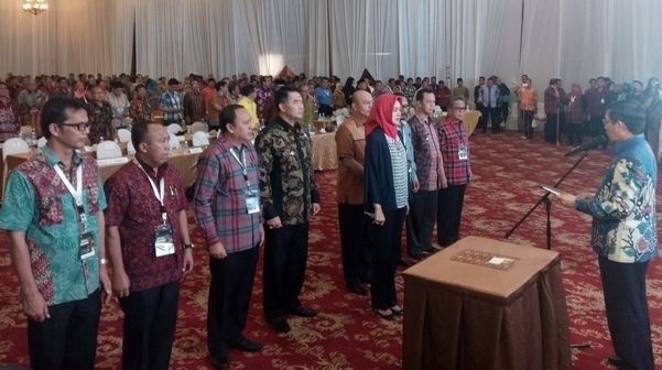 Pengukuhan kepengurusan baru Apeksi periode 2016-2020