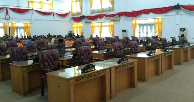 Ruang Rapat Paripurna DPRD Tebo.