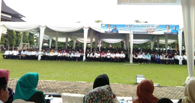 Halal Bersama Pegawai Pemprov Jambi.