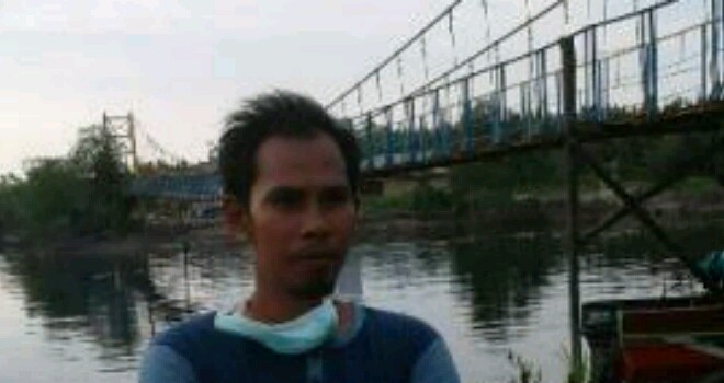 Jembatan Gantung di Tanjabtim.