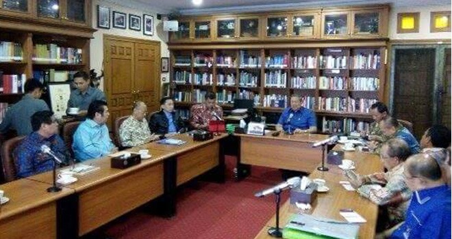 Rapat Majelis Tinggi Partai Demokrat Dalam Menentuakan Cakada.