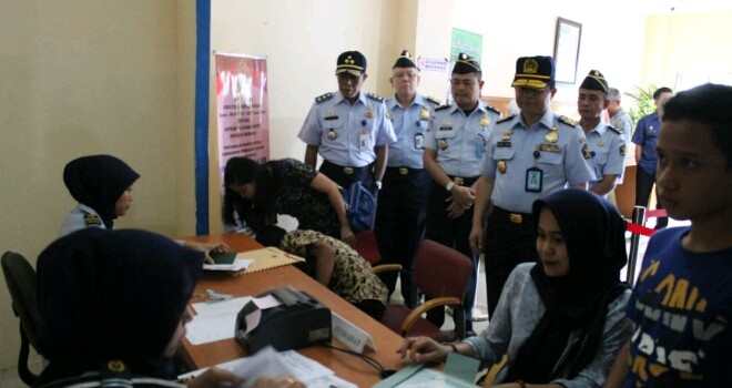 Kunjungan Dirjen Imigrasi Kemenkum dan HAM.