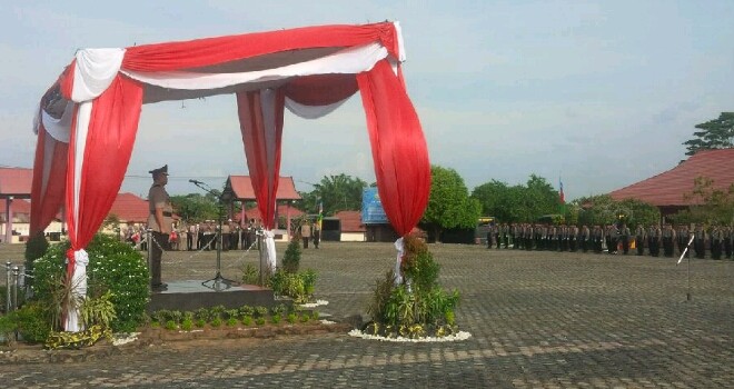 Kapolda Jambi, Brigjen Pol Yazid Fanani, membuka Pendidikan dan Pembentukan Bintara Polda Jambi TA 2016.
