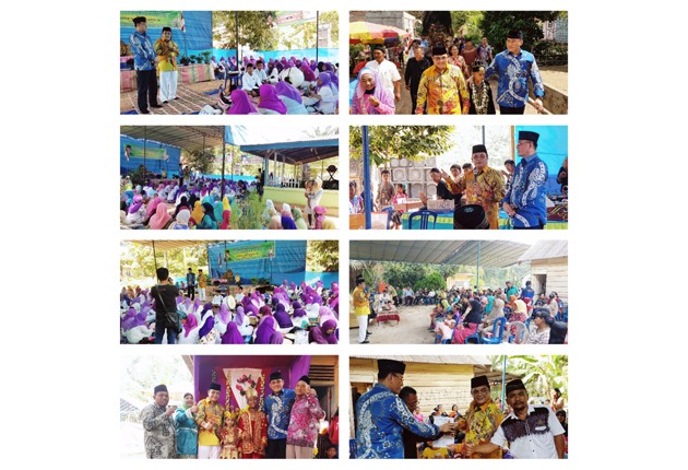 IW dan DS bersilaturahmi dengan Masyarakat Kecamatan Sungai Gelam, Muaro Jambi, Minggu (14/8).