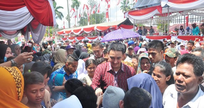 Pawai Budaya bersama Gubernur Jambi Zumi Zola.
