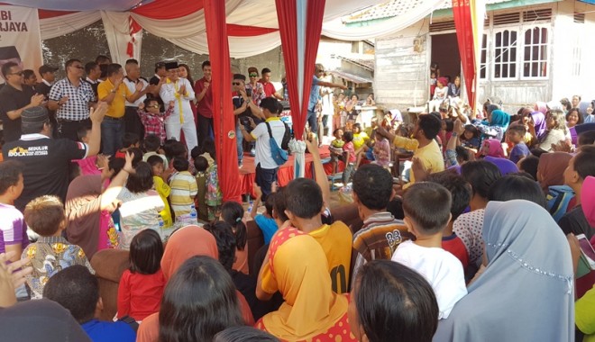 IW saat menutup turnamen di Sungai Terap