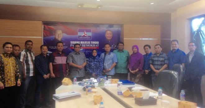 Pertemuan DPP Demokrat Jakarta.