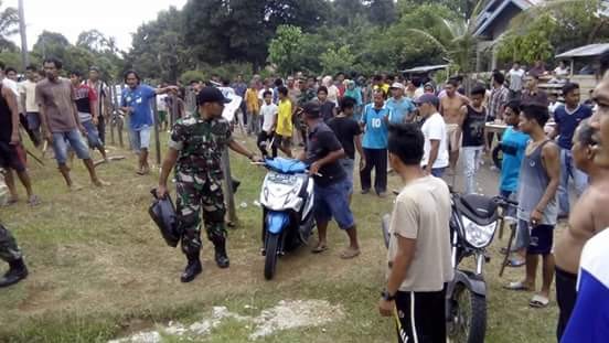 Bentrok antas desa yang terjadi di Bungo.