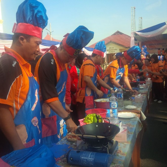 Lomba masak di Mapolda Jambi