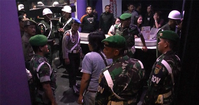 Razia hiburan malam.