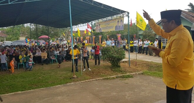 Sosialisasi Calon Bupati Muarojambi Ivan Wirata.