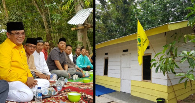 Program bedah Rumah Mbah Sutinem, Oleh Calon Bupati Muaro Jambi, Ivan Wirata.