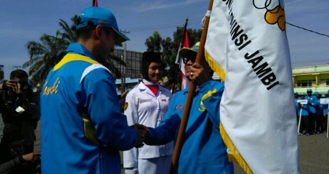 Acara pelepasan tersebut oleh Wagub Fachrori Umar.