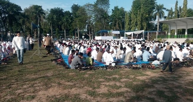 Sholat Ied di Balai Kota Jambi Senin (13/9)