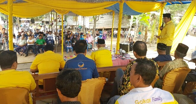 Sosialisasi Pasangan Idola di Maro Sebo.