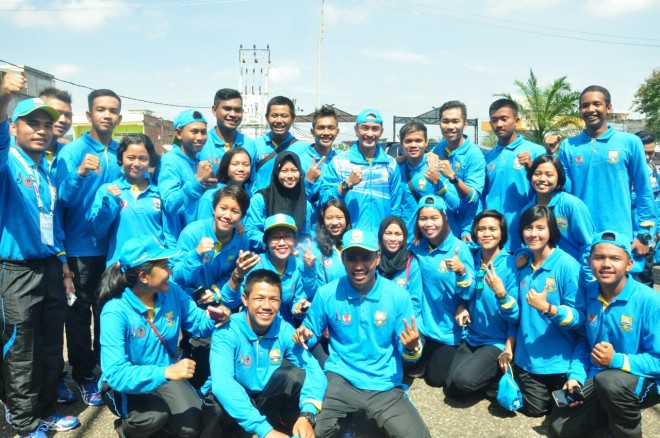 Kontingen PON Provinsi Jambi.