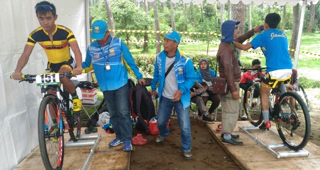 Atlet Pembalap Sepeda Jambi.