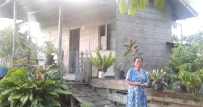 Rumah Dinas di SDN 212/X Rantau Karya Kecamatan Geragai.