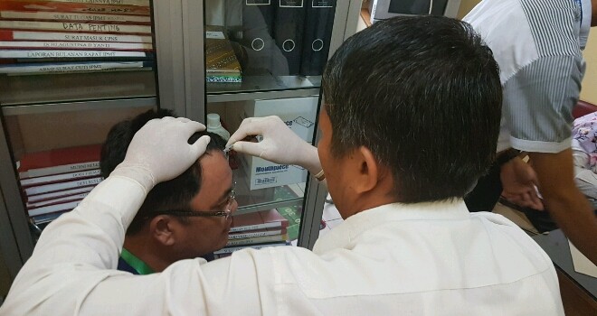 Pasangan IDOLA jalani tes kesehatan.