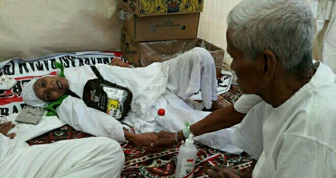 Jemaah haji asal jambi tengah mengalami perawatan.