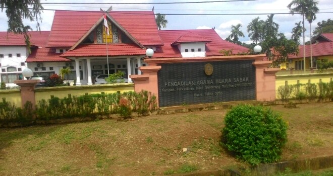 Kantor Pengadilan Agama Muara Sabak.