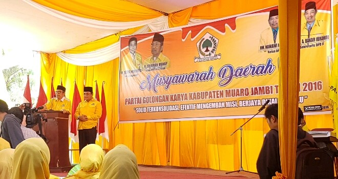Musda Partai Golkar Muaro Jambi.