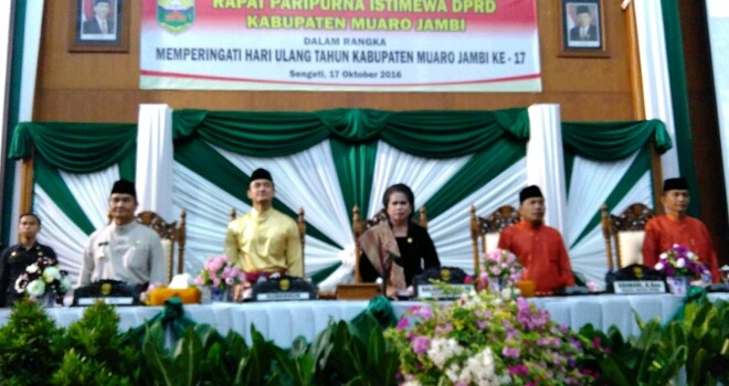 Rapat Paripurna HUT Kabupaten Muaro Jambi ke 17.