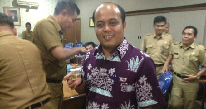 Wabup usai jalani tes urine