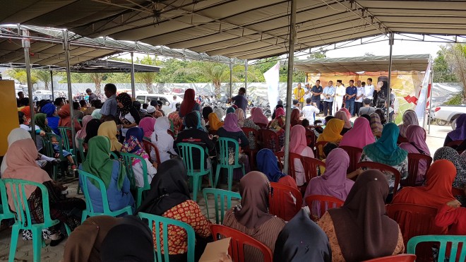 IW bertatap muka bersama Tim Pemenangan IW Berjaya se Kecamatan Jaluko, Sabtu (22/10).