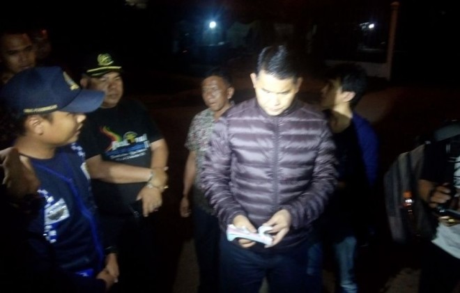 Walikota Fasha saat menangkap aksi pungutan liar petugas Dishub di Jalan Lingkar Selatan Sabtu dini hari (22/10)