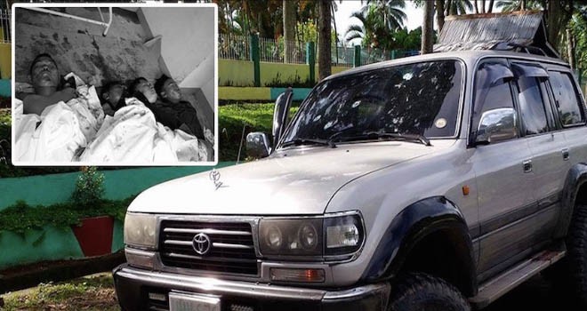 Para korban baku tembak antara rombongan Wali Kota Datu Saudi Ampatuan dengan polisi. <i> PHILSTAR </i>