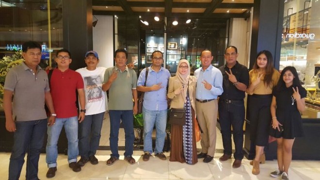 Pertemuan Sukandar dengan Yopi Muthalib di Jakarta beberapa waktu lalu