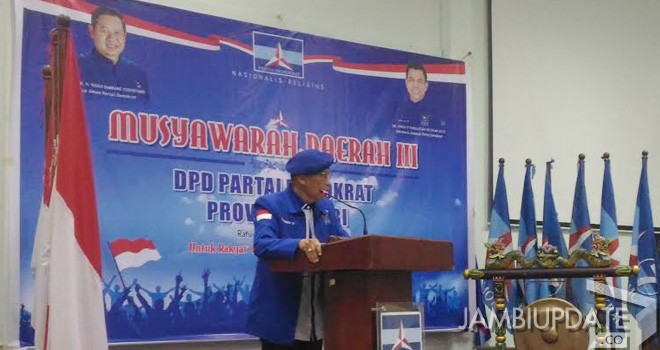 Musyawarah Daerah (Musda) DPD Demokrat Provinsi Jambi.