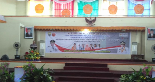 Kementerian Keuangan Republik Indonesia melalui Lembaga Pengelola Dana pendidikan (LPDP) mengelar sosialisasi beasiswa program Magister dan Doktor.