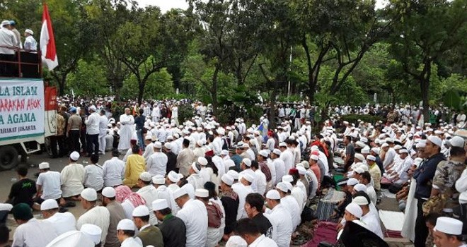 Aksi Bela Islam 4 November 2016. Foto: dok.JPNN.com.