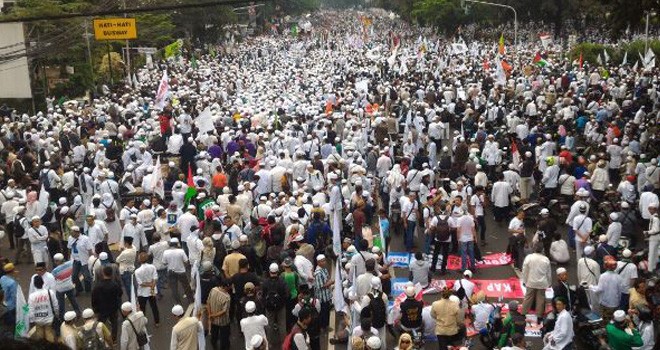 Aksi Bela Islam 4 November 2016. Foto: dok.JPNN.com.