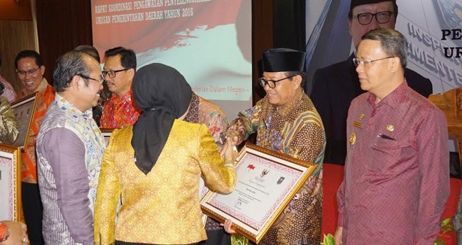 Penghargaani Pemprov Jamb dari Kementerian Dalam Negeri Republik Indonesia.