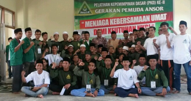 Pelatihan Kepemimpinan Dasar (PKD) PC GP Ansor Batanghari dihadiri Kasatkorwil Banser Jawa Tengah, DR. Hasyim Asyari, SH, MH